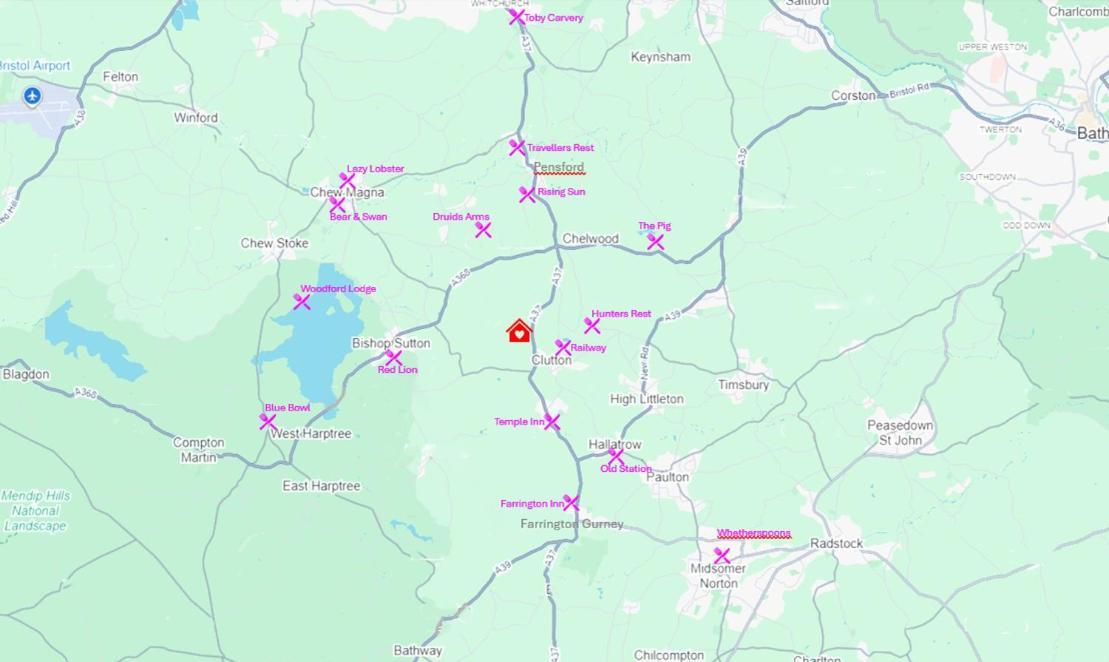 Willow Ridge - A Large Country House With 3 Rental Rooms Clutton Εξωτερικό φωτογραφία